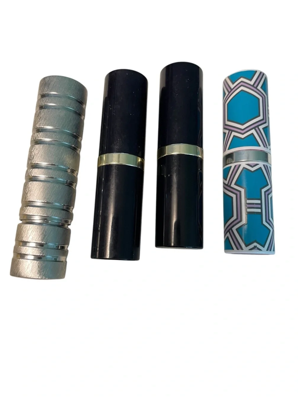 4 Tubes of Bright Red:Pink Lipstick Clinique Estée Lauder High Impact Rouge